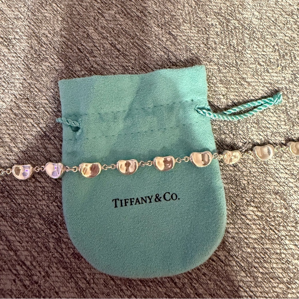 Tiffany & Co. Silver Bean Bracelet